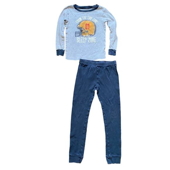 Carters Football Snug Fit PJs Boys Size 7 - Picture 1 of 4